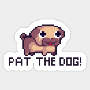 Pat the dog Sticker